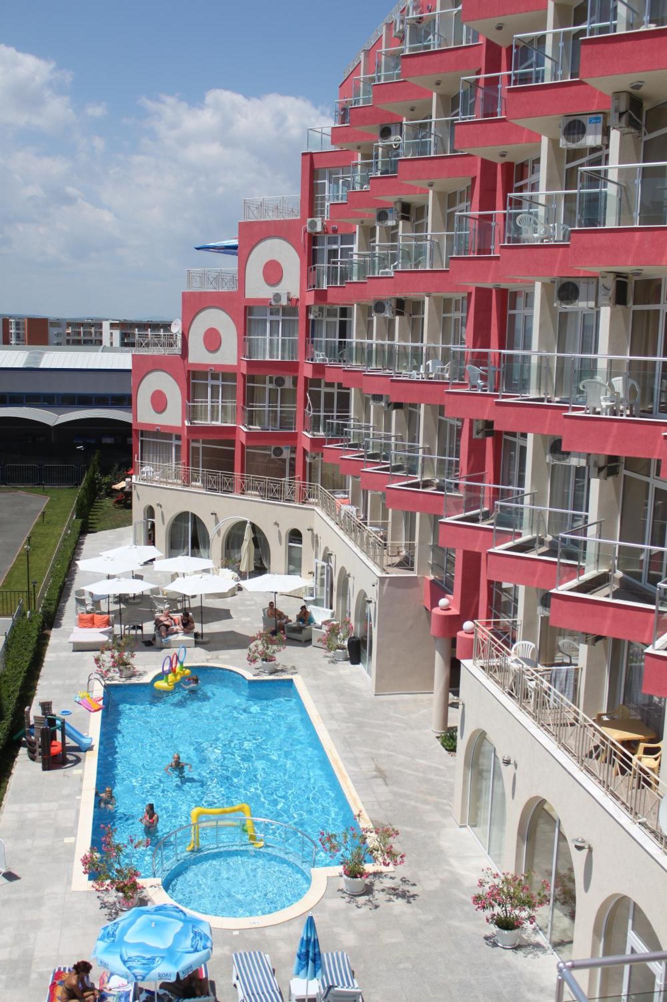 Rose Garden Omax Apartments Sunny Beach Eksteriør billede