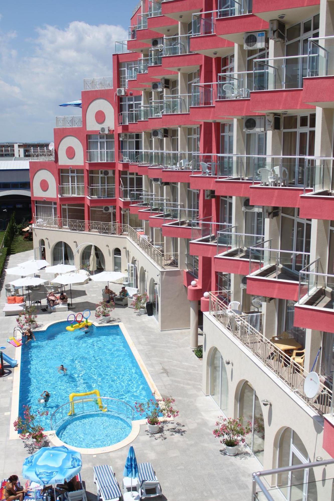 Rose Garden Omax Apartments Sunny Beach Eksteriør billede