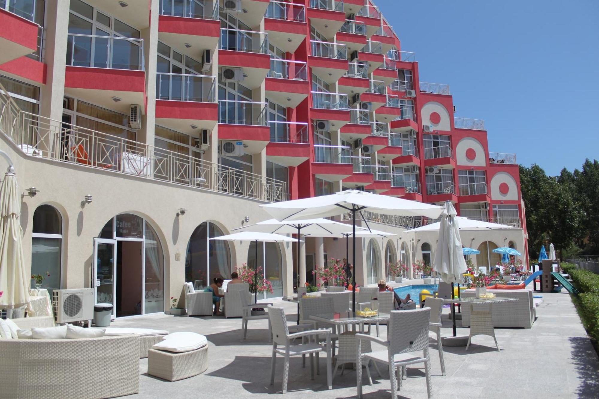 Rose Garden Omax Apartments Sunny Beach Eksteriør billede