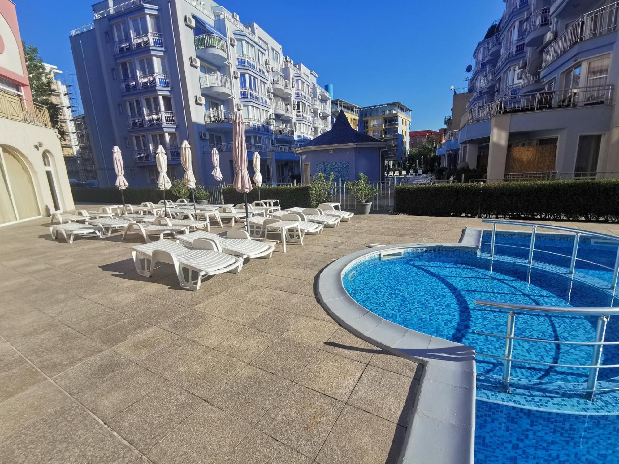 Rose Garden Omax Apartments Sunny Beach Eksteriør billede