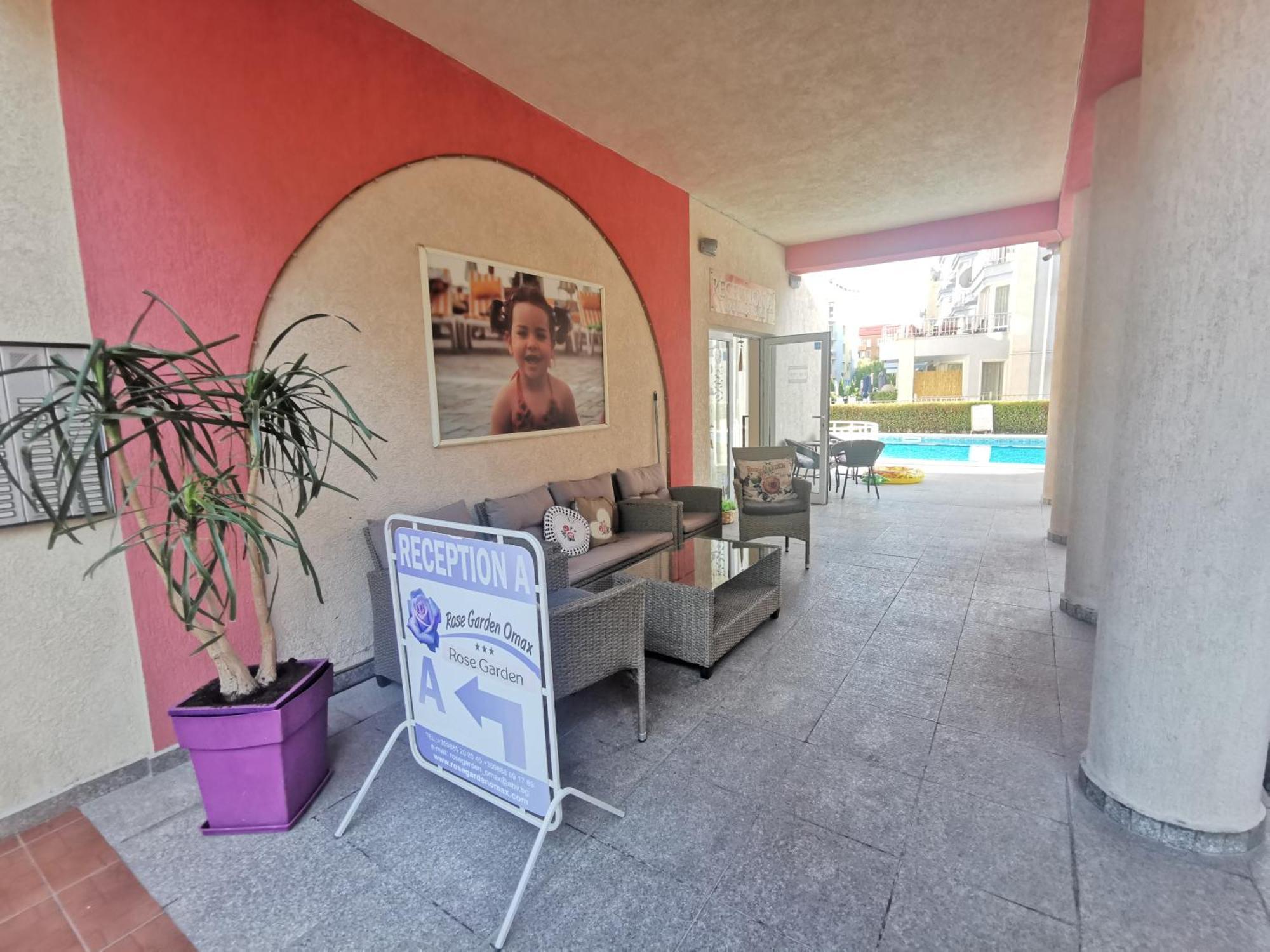 Rose Garden Omax Apartments Sunny Beach Eksteriør billede
